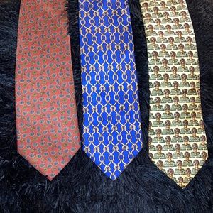 Lot of 3 Brooks Brothers Ties